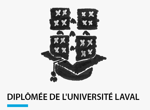 Diplômée de l'université Laval